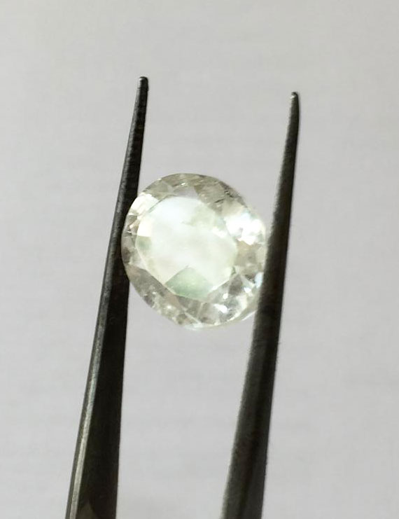 11.34 Ratti (10.21 ct) Natural Certified White Topaz